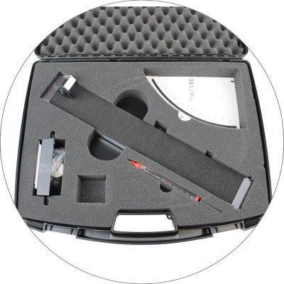 Plano inclinado carril inclinable 600x70 mm DM-234003. Maletín con accesorios