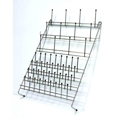 Escorredor penjant acer inoxidable 450x570 mm. Capacitat 48 terminals