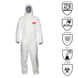 Mono protecció química amb caputxa. Cat III tipus 3B, 4B, 5B i 6B