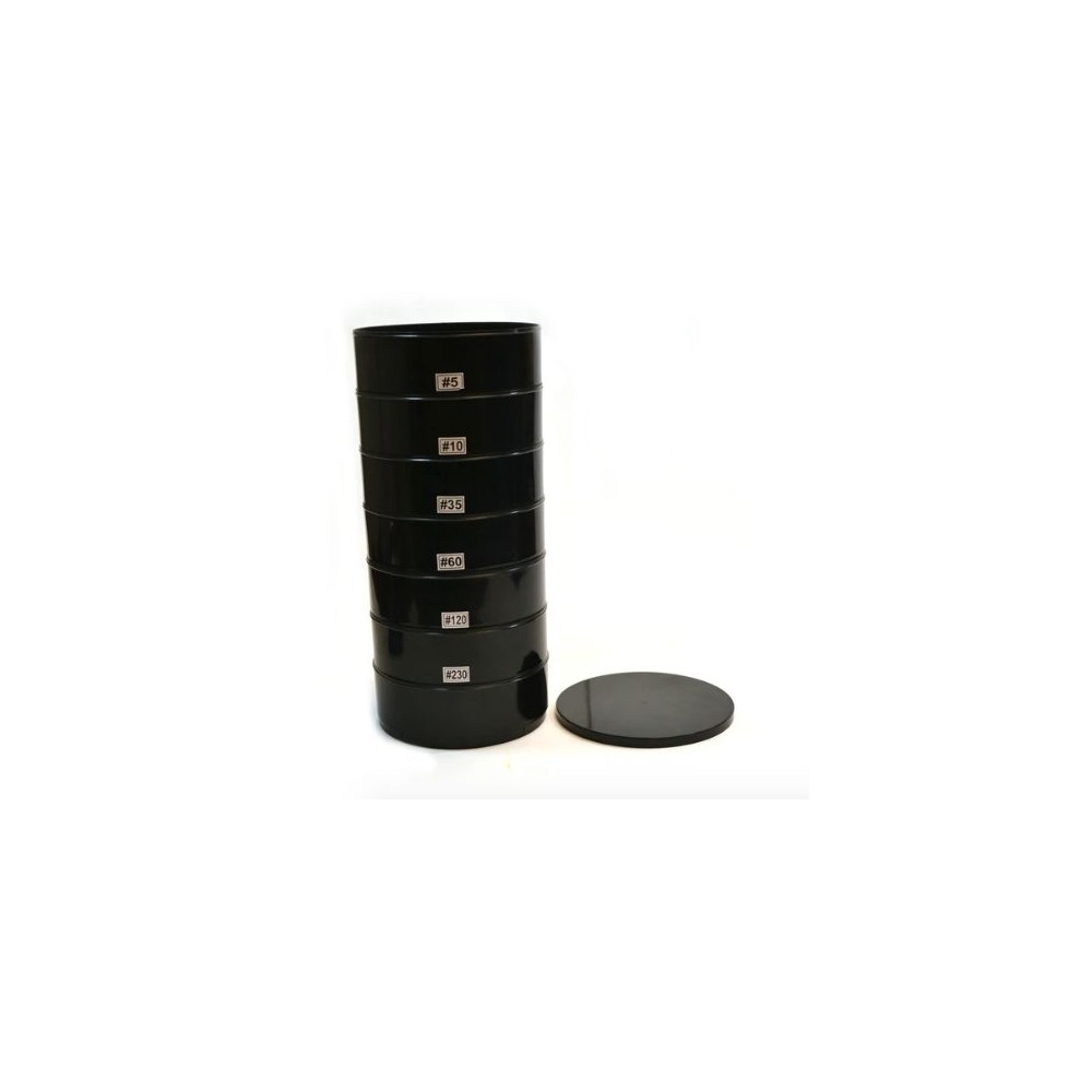 Tamisos plàstic 60x165 mm BI-0139. Columna 6 malles 4-0'063 mm