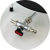 Plat buit electrificat 250 mm DM-205003. Connexions 9 i 12 mm