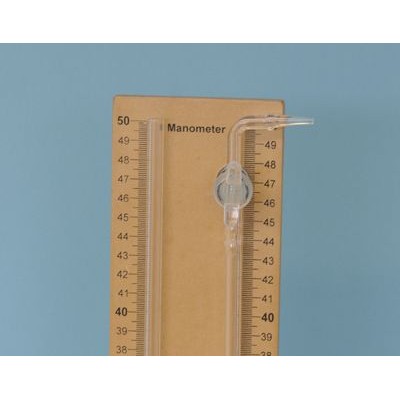  Manómetro en U con soporte QLB-007. Escala 50-0-50 mm