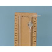  Manómetro en U con soporte QLB-007. Escala 50-0-50 mm