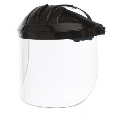 Pantalla protección facial C-324-RG/N. Visor óptico PC tractado intercambiable