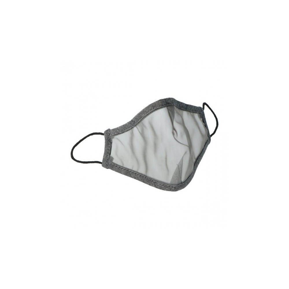 Mascaretes transparents tela color gris. Paquet 10 unitats