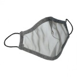 Mascaretes transparents tela color gris. Paquet 10 unitats
