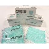 Mascaretes quirúrgiques tipus IIR color verd. Capsa 50 unitats