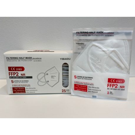 Self-filtering FFP2 particle masks without valve. Box 1000 units