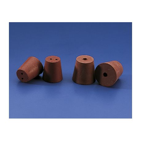 Tap goma gris 5 preforats Ver-38P. Mides 38x31x30 mm