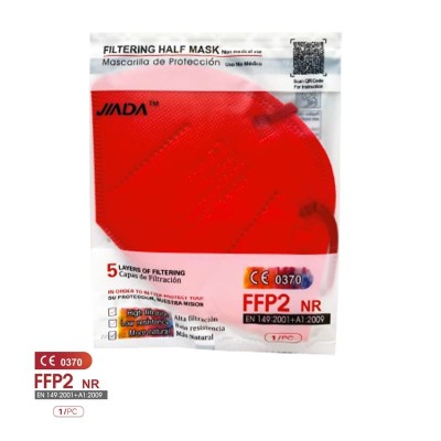 Mascaretes autofiltrants FFP2 colors sense vàlvula. Pack 20 unitats