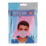 Mascarillas autofiltrantes partículas FFP2 rosas sin válvula. Pack 20 unidades
