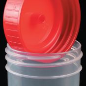 Pots plàstic PP tap rosca estèrils-A 60 ml D-409526. Capsa 750 unitats