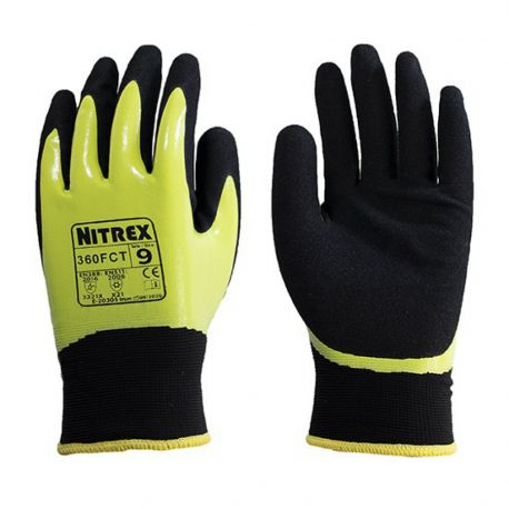 Textile safety gloves for liquid and cold protection -15 ºC. Pair