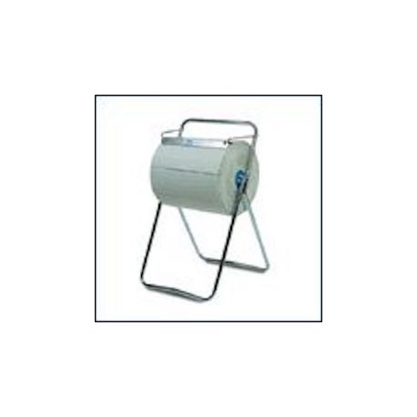 Clean paper dispenser reel holder. portable metal