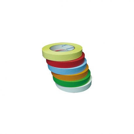 Labelable adhesive tapes 55mx19mm TAPE-M55. Box 6 colors