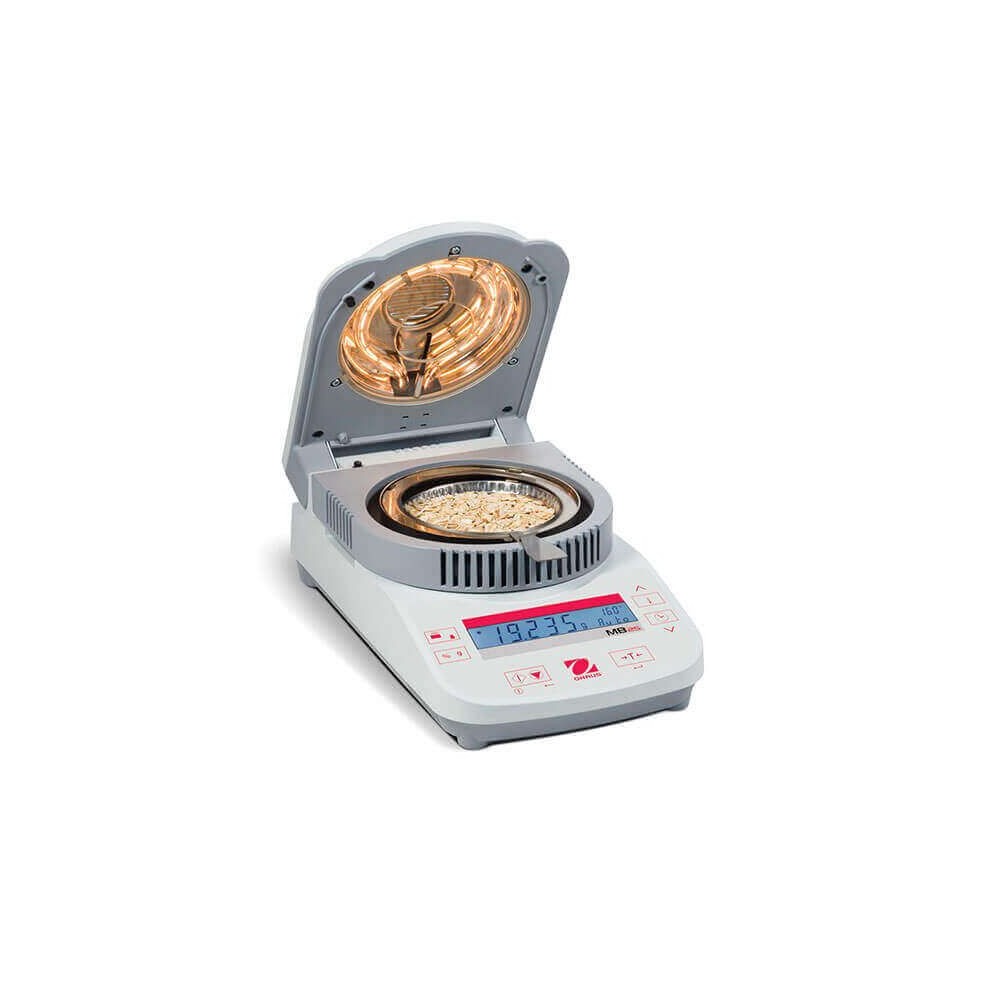 Termobalança humitat Ohaus MB-25. Capacitat 110 grams en 0'005 g