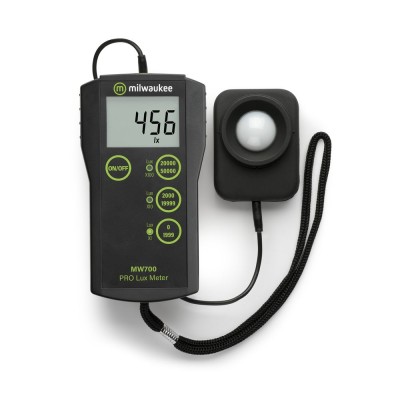 Luxímetre portàtil Milwaukee MW-700. Rangs 2000-20000-50000 luxs