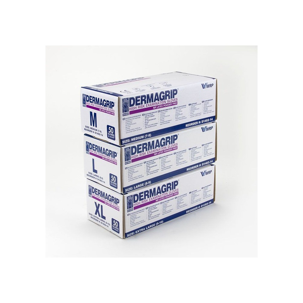 Guants examen nitril talla 7-8 mitjans. Capsa 100 unitats