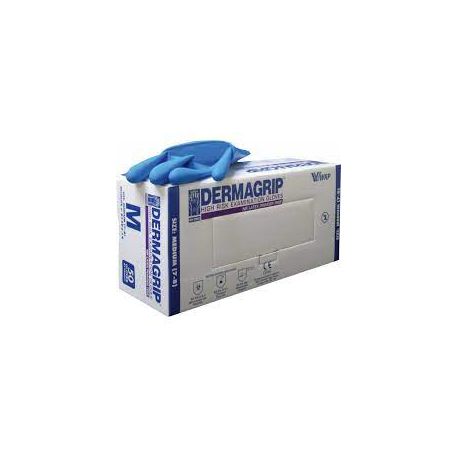 Dermagrip D-140X-43 extra-long sterile nitrile examination gloves. Box 100 units