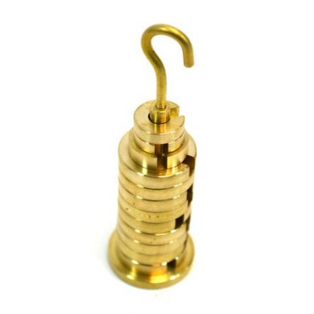 PH-0258F brass slotted weights. Set 2x5g-1x10g-9x20g-1x50g