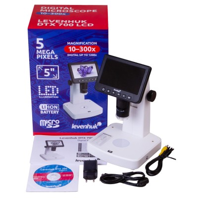Microscopi digital USB Levenhuk 500 Mobi. Sensor 5 Mp (20x-500x)