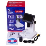 Microscopi digital USB Levenhuk DTX 700 LCD. Sensor 5 Mp zoom (10x-1200x)