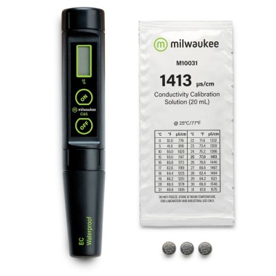 Conductímetro bolsillo Milwaukee C-65. Rango CE