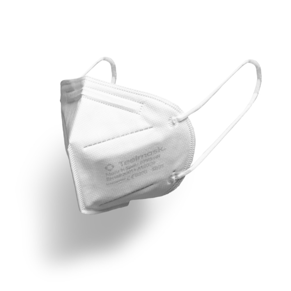 Mascarillas autofiltrantes FFP2 blancas Teelmask. Caja 50 unidades
