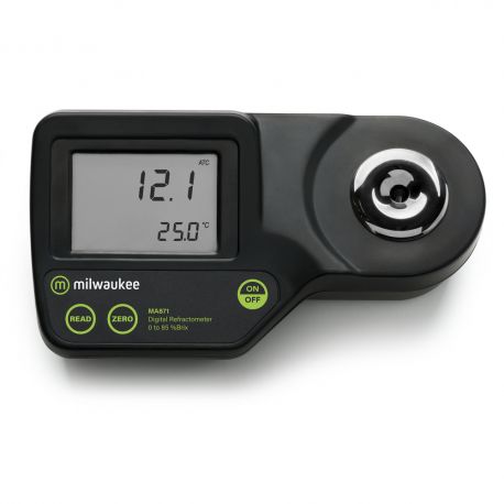 Milwaukee MA-871 digital refractometer. Brix 0.0...85.0% with CAT