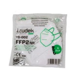 Mascarillas autofiltrantes FFP2  blancas Irudek YD-002. Caja 50 unidades