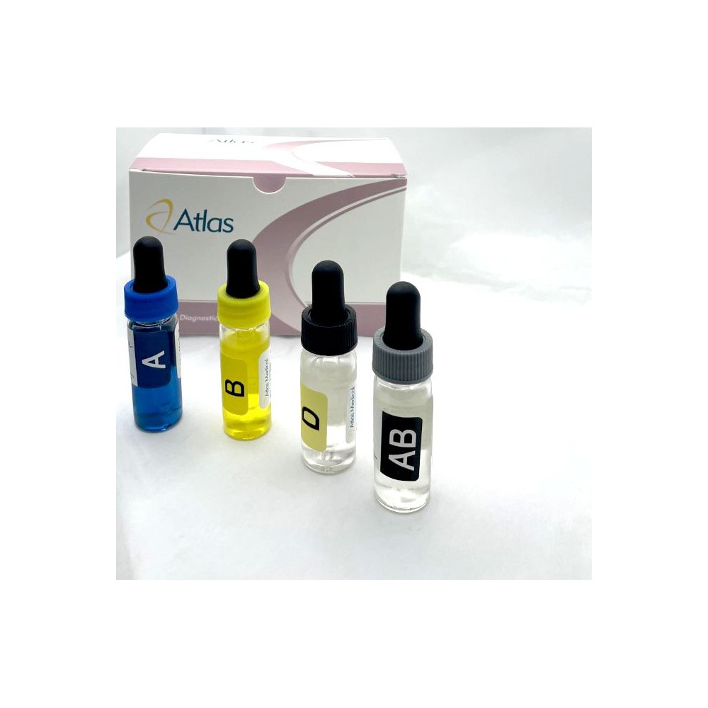 Reactius grup sanguinis anti-A-B-AB-D(IgG+IgM). Capsa 4x10 ml