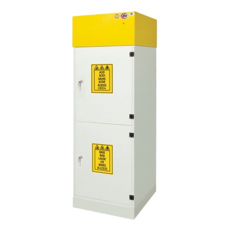 CS-104 ventilated PVC safety cabinet. Two doors 600x600x1900 mm