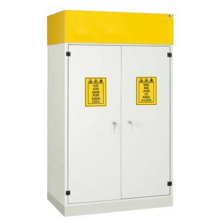 CS-106 ventilated PVC safety cabinet. Two doors 1140x600x1600 mm