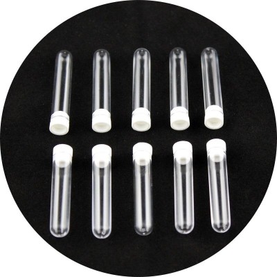 Tubos espectroscopio plástico PMMA 5 ml DO-116004. Caja 10 unidades