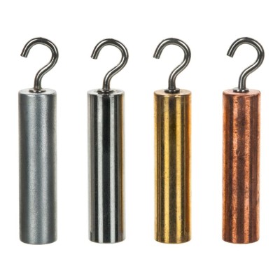 Cilindres volums iguals amb ganxo PH-0112A. Joc 4 materials