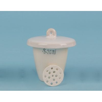 Gresol porcellana Gooch amb tapa PLB-002. Mides 38x36 mm (20 ml)