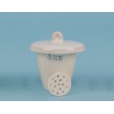 Gresol porcellana forma baixa amb tapa. Mides 23x43 mm (15 ml)