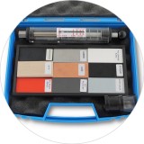 Estudio materiales DM-220007. Estuche 9 láminas con accesorios