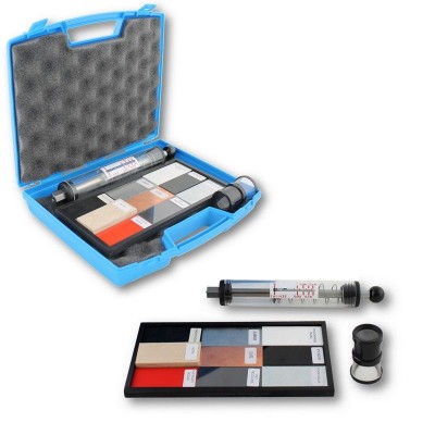 Estudio materiales DM-220007. Estuche 9 láminas con accesorios