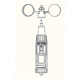 Digital anemometer Atmos A-995. Small pot with  4 escales