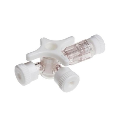 Claus aixeta de pas tres vies estèrils BD-394600. Capsa 100 unitats