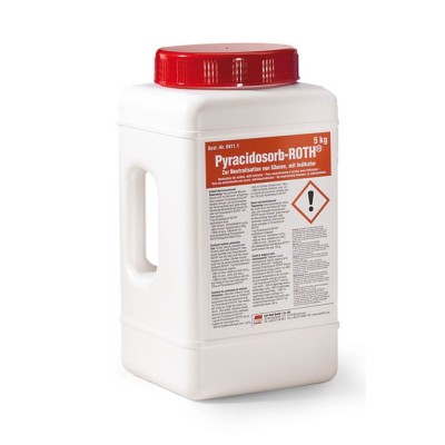 Absorbente derrames específico ácidos Pyracidosorb CR-0411. Frasco 5000 g