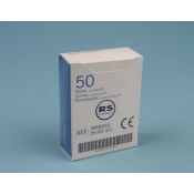 Objects holder 26x76 mm. 50 pieces box