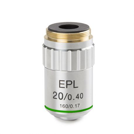 Objetivo microscopio Bscope BS-7120. E-plano EPL 20x/0.40