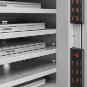 Armari carregador ordinadors MMO-1100. Capacitat 24 PCs o 36 NBs