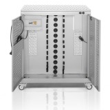 Armario cargador MMT-1000. Dos caras 24 ordenadores. Base 4x6 enchufes