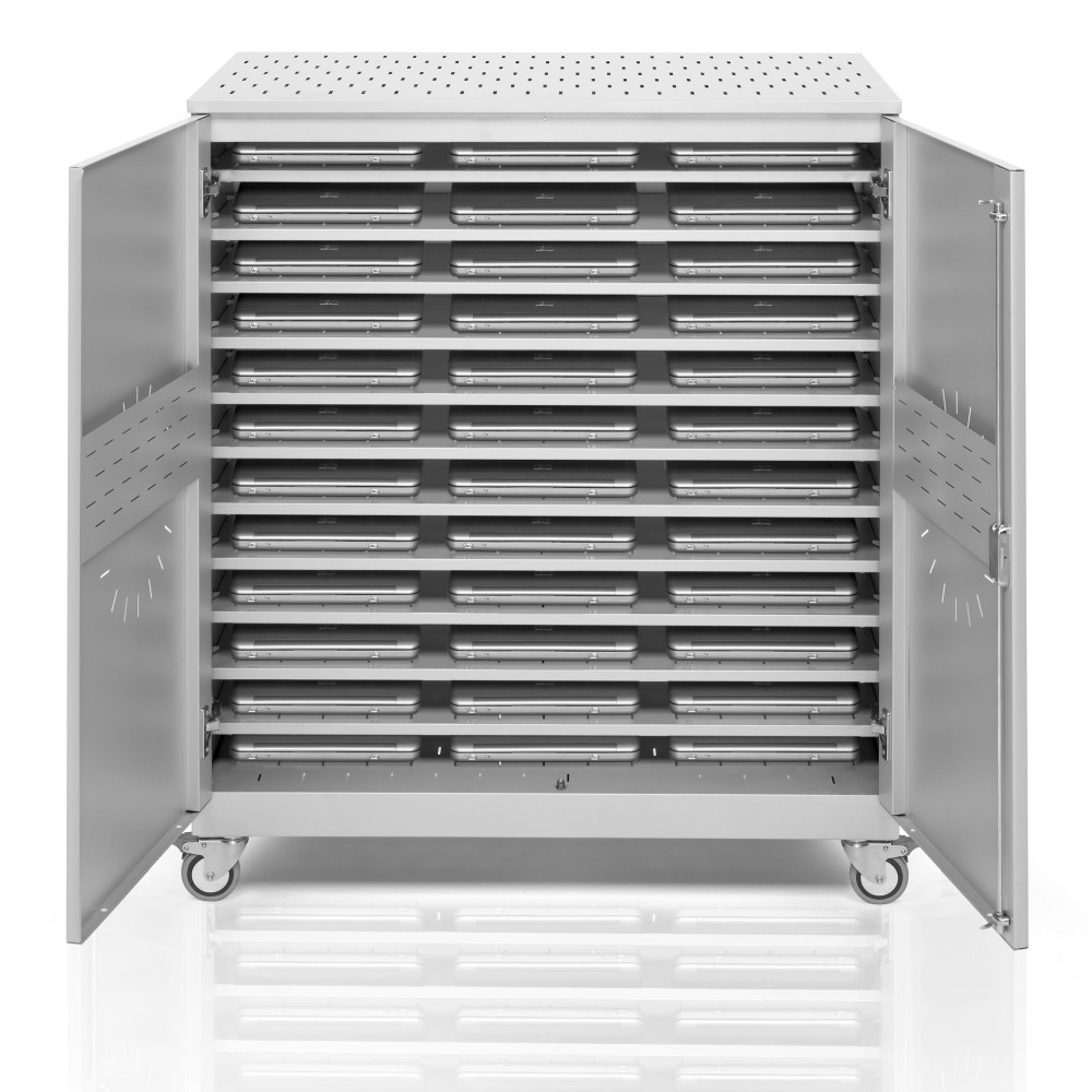 Armari carregador MMT-1000-USB. Dues cares 24 ordinadors. Base 4x10 USB