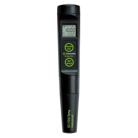Milwaukee EC-59 pocket conductivity meter. CE-TDS-TEMP ranges