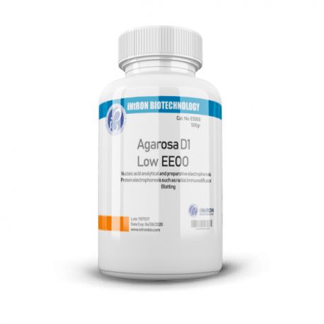 Agarose D1 LE lower EEOO E-5000. 500g jar