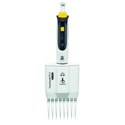 Micropipeta 8 canales Brand Transferpette-S8. Volumen 10-100 ul